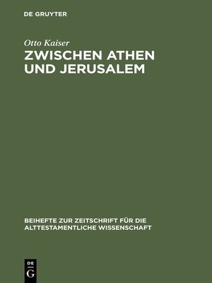cover image of Zwischen Athen und Jerusalem